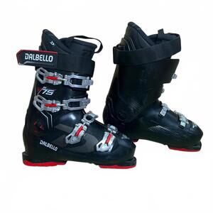 Dalbello DS MX 75 Ski Boots Mens Size 27.5 318mm Black Red All Mountain
